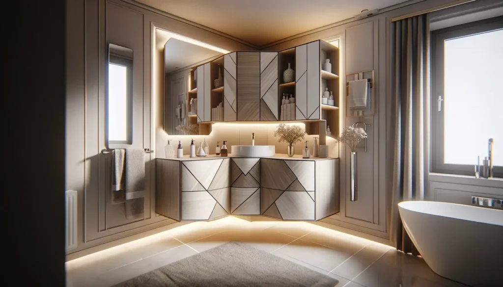 Meuble Salle de Bain en 2024 : Tendances, Conseils et Astuces 3 Meubles d'angle