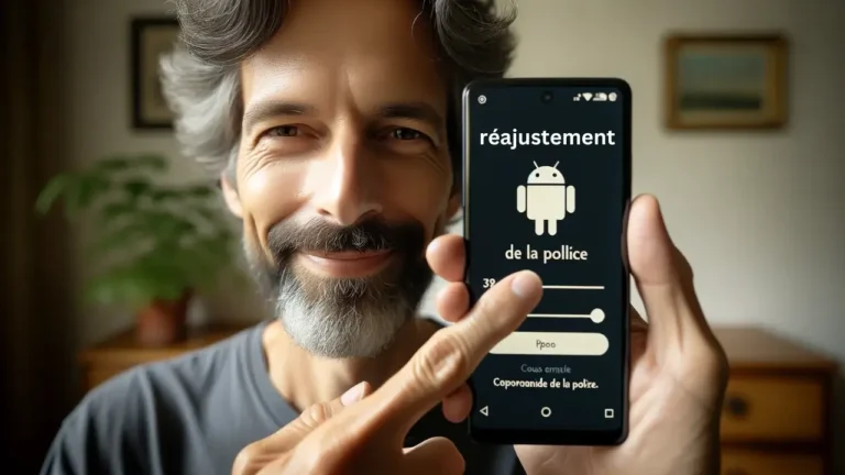 Android 14 : Comment Ajuster facilement la police pour une lisibilité 12 police android 14
