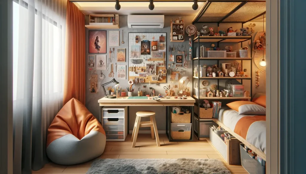 Chambre d'Ado : Astuces pour un Espace à la fois Tendance et Fonctionnel 1 Chambre d'Ado