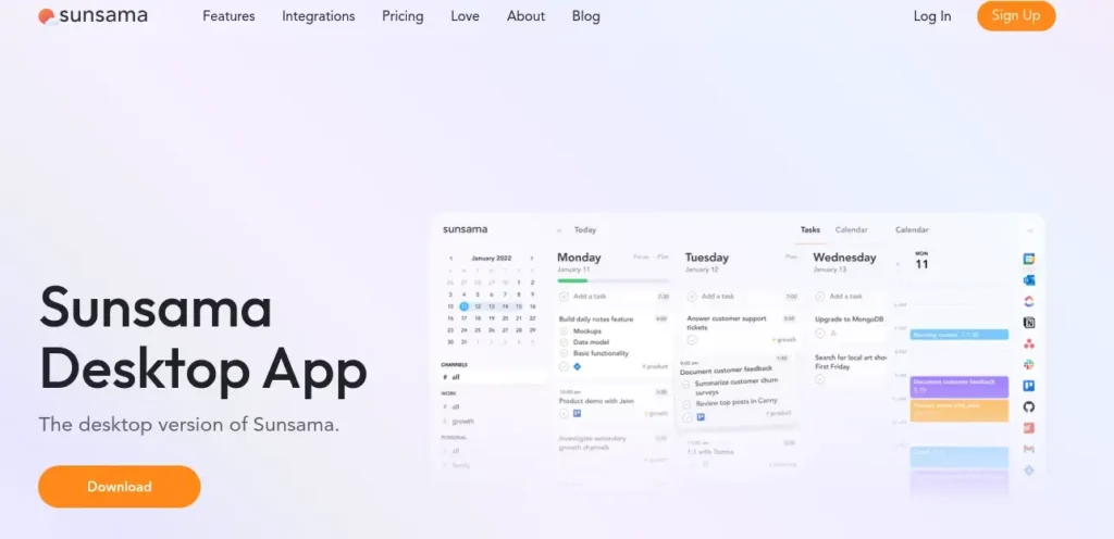 Les 12 Meilleures Applications Mobiles qui Changeront Votre Vie à Jamais 2 Sunsama