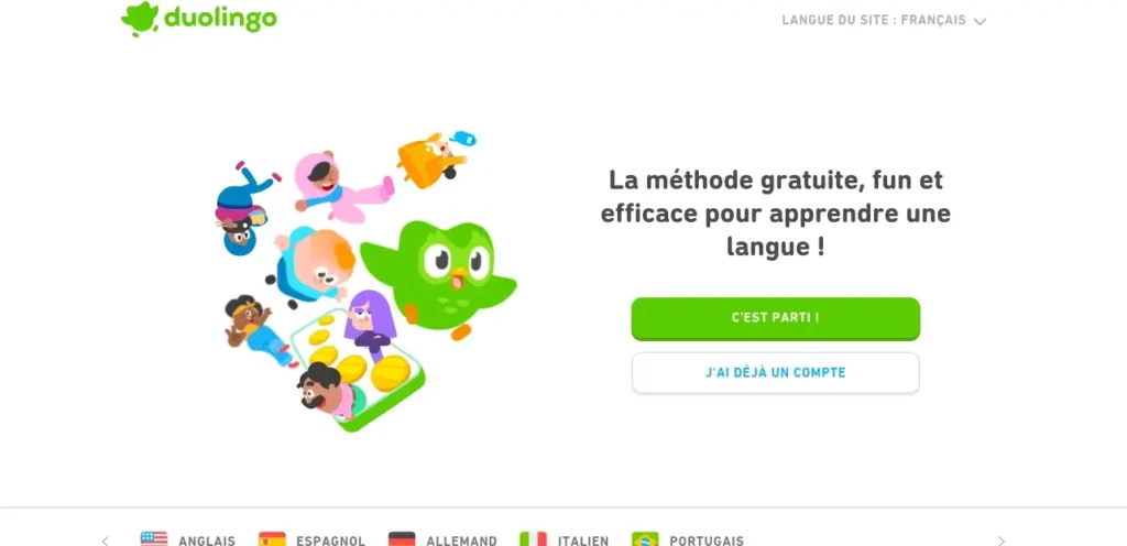 Les 12 Meilleures Applications Mobiles qui Changeront Votre Vie à Jamais 3 Duolingo