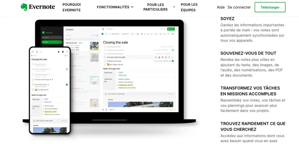 Les 12 Meilleures Applications Mobiles qui Changeront Votre Vie à Jamais 7 Evernote