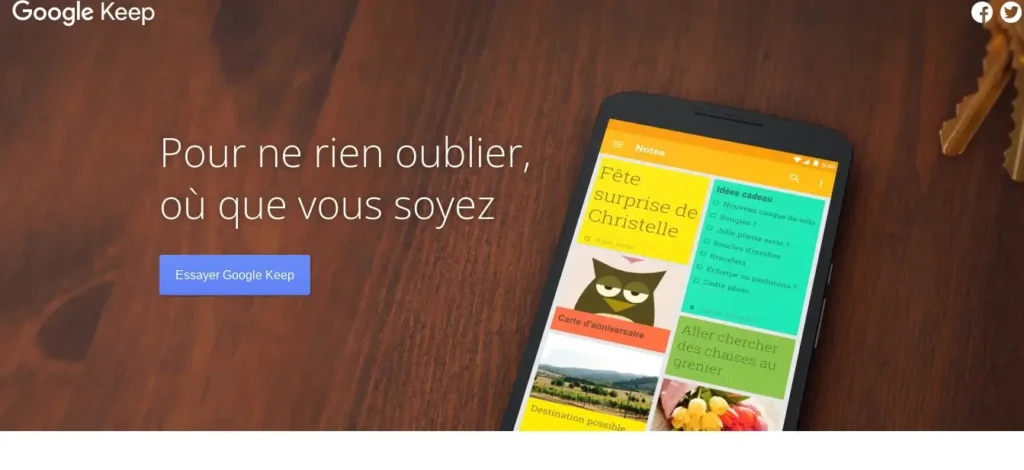 Les 12 Meilleures Applications Mobiles qui Changeront Votre Vie à Jamais 9 Google Keep