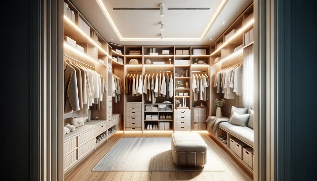 Aménagement de Dressing : Solutions pour un Rangement Chic et Pratique 6 Aménagement de Dressing