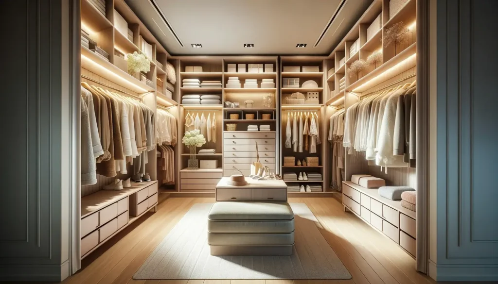 Aménagement de Dressing : Solutions pour un Rangement Chic et Pratique 2 Aménagement de Dressing