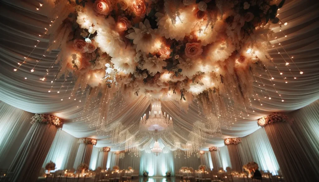 Décoration de Plafond : Techniques et Idées pour un Plafond Remarquable 2 décoration de plafond mariage