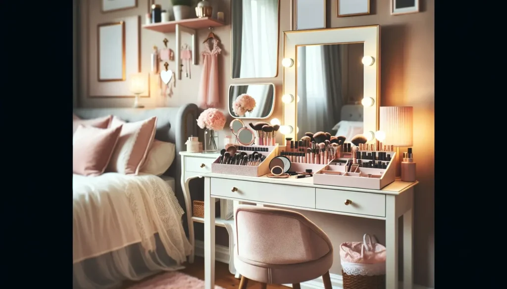 Coin Beauté : Conseils pour Aménager un Espace Maquillage dans la Chambre 3 Coin Beauté