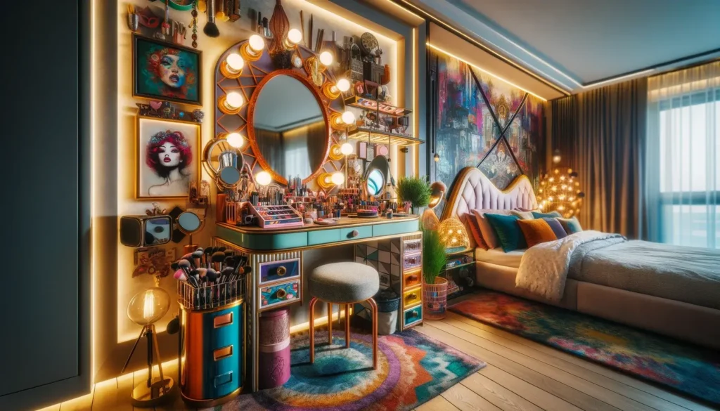 Coin Beauté : Conseils pour Aménager un Espace Maquillage dans la Chambre 1 Coin Beauté