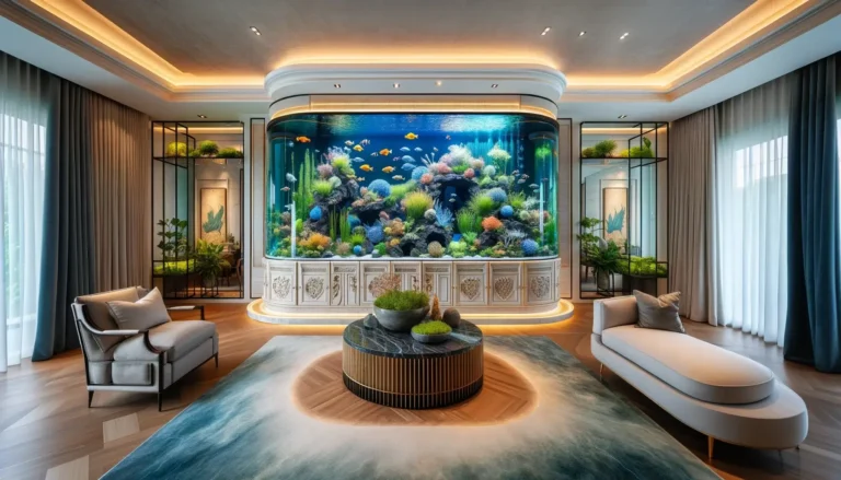 Décoration Aquarium : Idées Créatives pour Intégrer un Aquarium dans Votre Intérieur 19 Décoration Aquarium