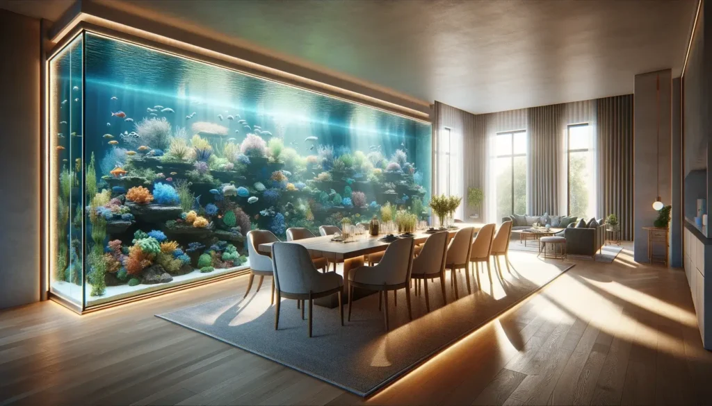 Décoration Aquarium : Idées Créatives pour Intégrer un Aquarium dans Votre Intérieur 3 Décoration Aquarium