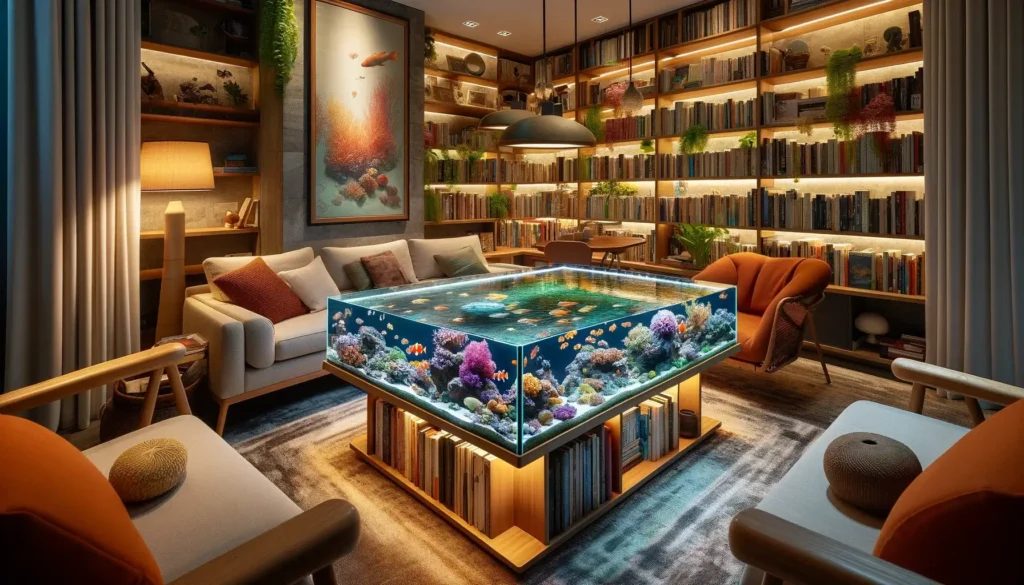 Décoration Aquarium : Idées Créatives pour Intégrer un Aquarium dans Votre Intérieur 5 Décoration Aquarium