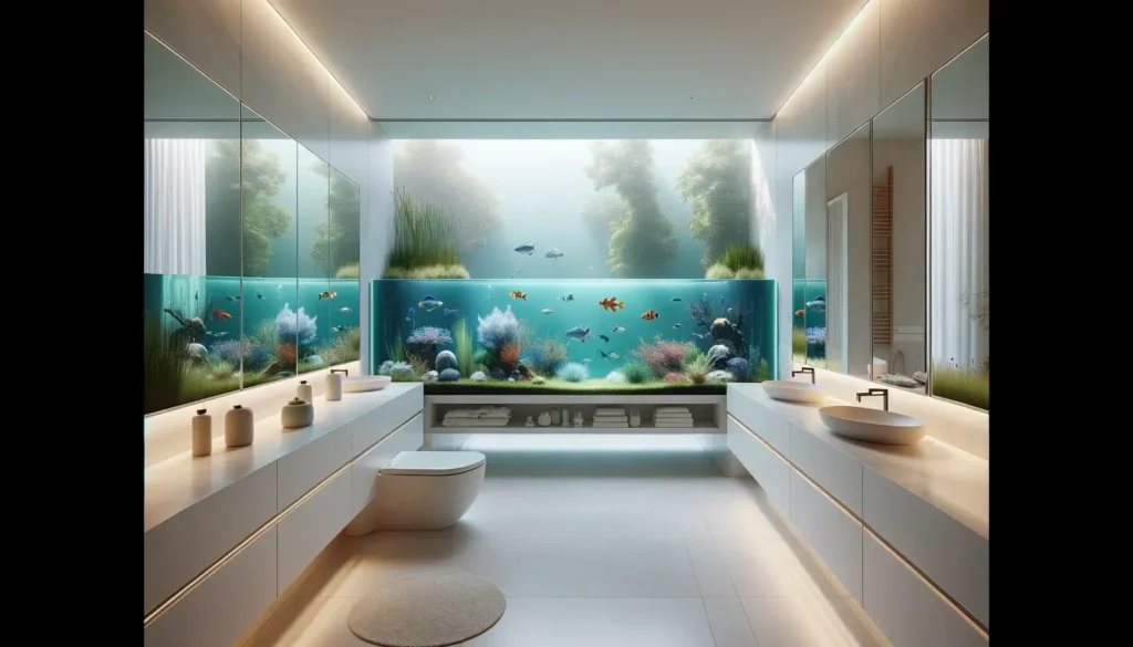 Décoration Aquarium : Idées Créatives pour Intégrer un Aquarium dans Votre Intérieur 6 Décoration Aquarium
