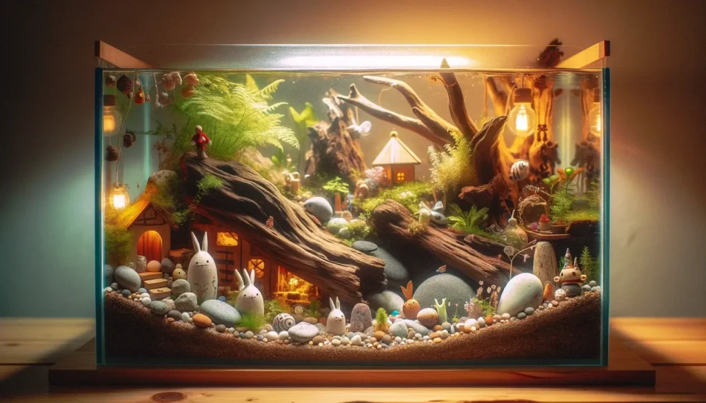 Décoration Aquarium : Idées Créatives pour Intégrer un Aquarium dans Votre Intérieur 8 Décoration Aquarium Fait Maison