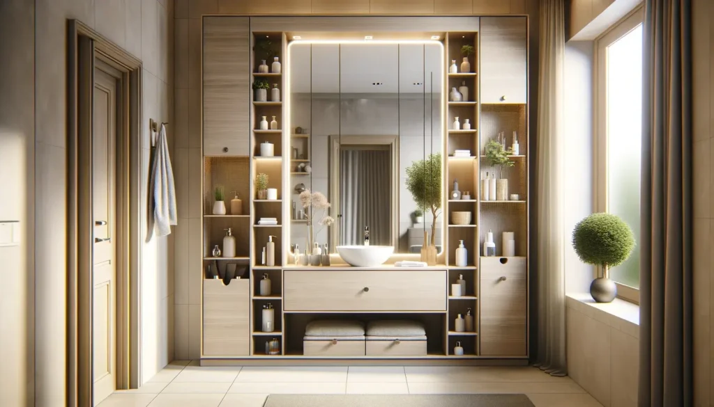 Miroir Salle de Bain : Choix et Conseils pour un Espace Optimisé 5 Rangement avec miroirs