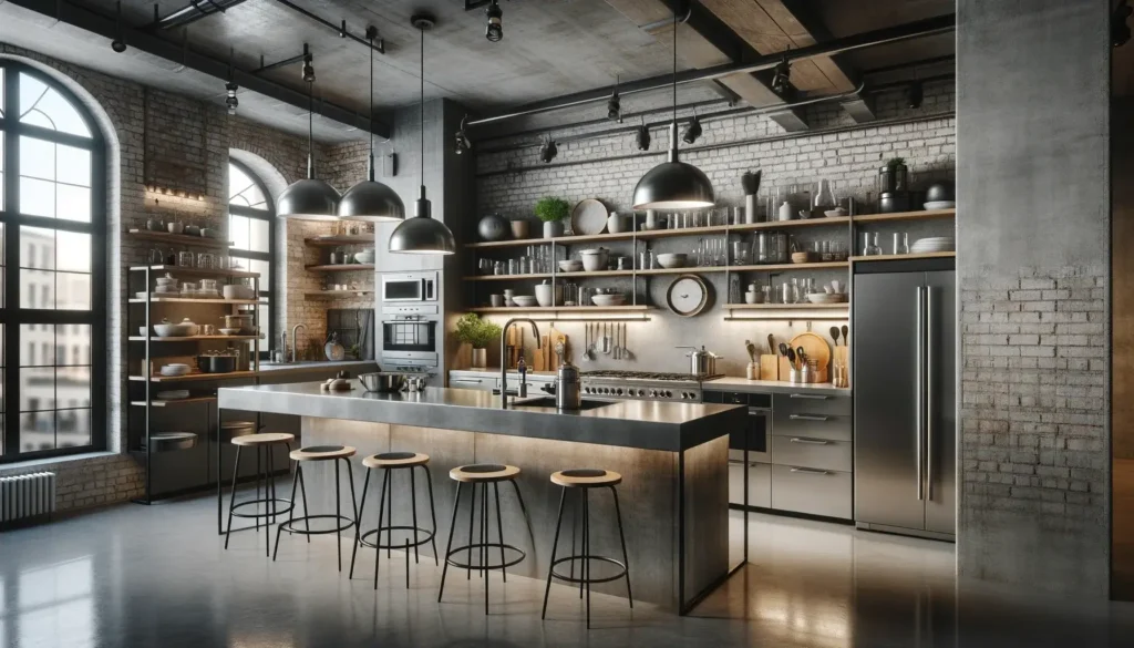 Style Industriel : Guide Pratique Pour Une Décoration Urbaine et Tendance 8 Cuisine Loft Industriel