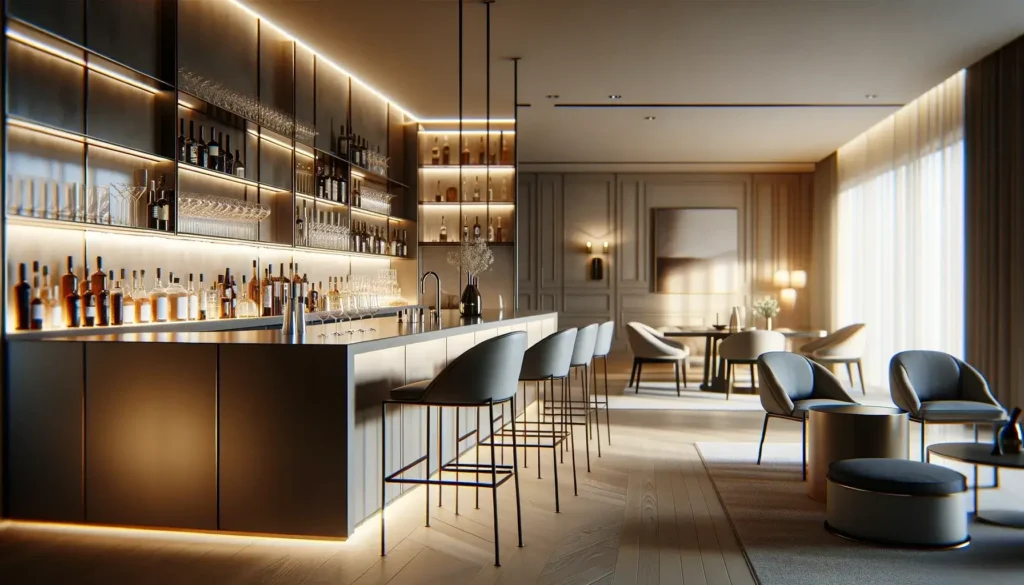 Bar Maison Moderne : Idées pour un Espace Convivial et Tendance 2 Bar Maison