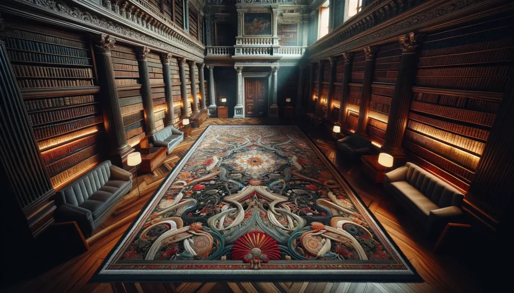 Tapis Modernes Italiens : Contraste dans un Intérieur Classique 5 Tapis Modernes Italiens