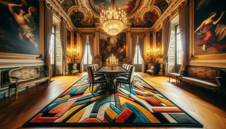 Tapis Modernes Italiens : Contraste dans un Intérieur Classique 15 Tapis Modernes Italiens
