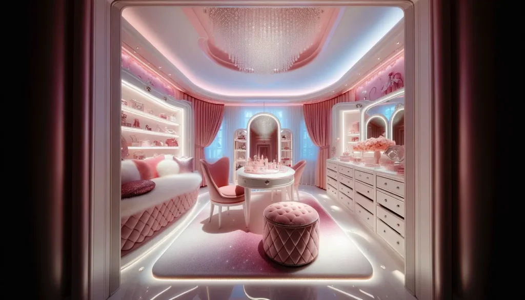 Dressing de Luxe : Aménager un Espace de Rangement Élégant et Chic 8 Dressing de Luxe Barbie