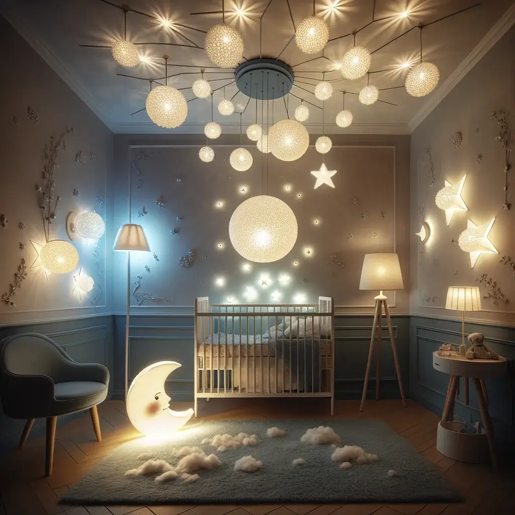 Chambre Bébé : Conseils pour un Aménagement Évolutif avec l'Enfant 12 Luminaire Chambre Bébé