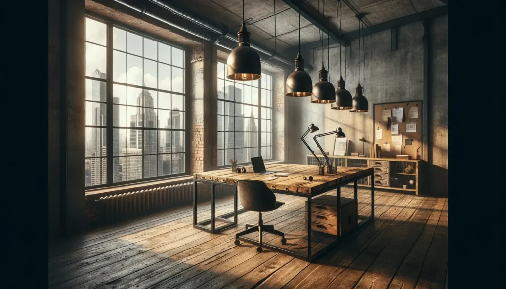 Bureau Style Industriel : Créer un Espace de Travail Inspiré des Lofts 2 Bureau Style Industriel