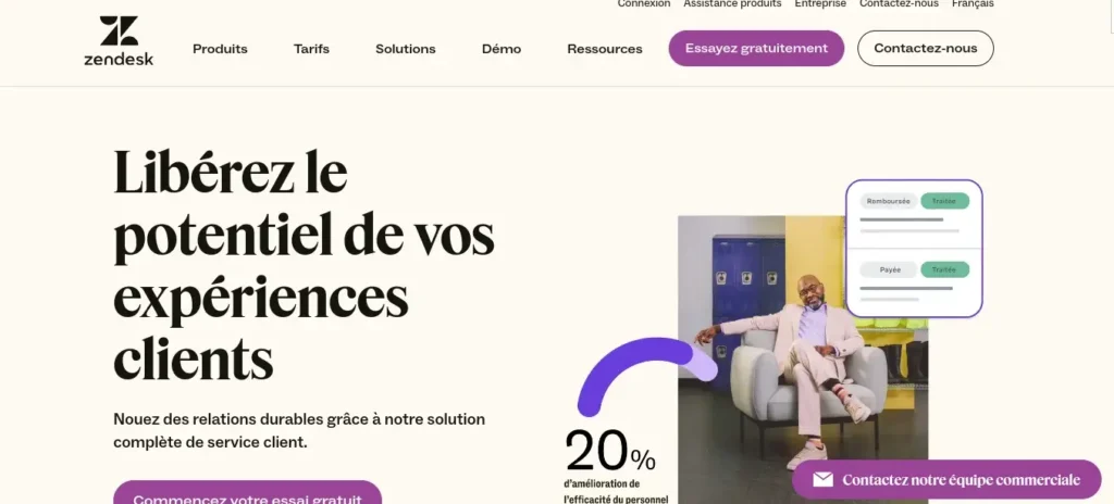 Top 8 des Logiciels CRM Évalués pour Trouver le Meilleur : Comparatif 2024 7 Zendesk