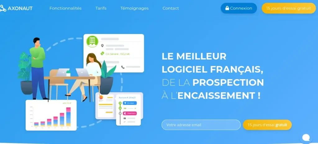 Top 8 des Logiciels CRM Évalués pour Trouver le Meilleur : Comparatif 2024 8 Axonaut