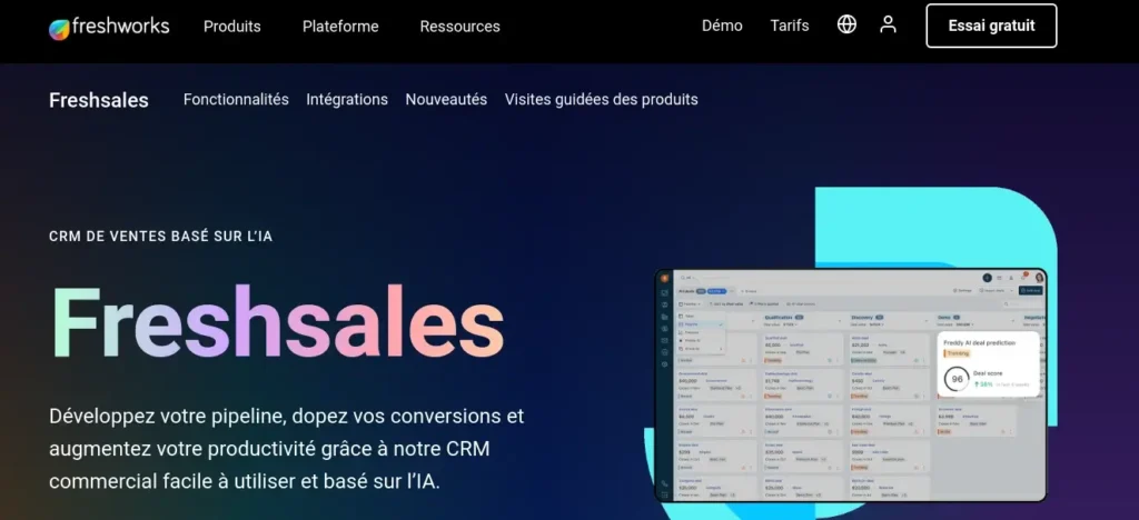 Top 8 des Logiciels CRM Évalués pour Trouver le Meilleur : Comparatif 2024 6 Freshsales