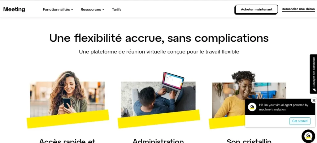 Top 10 des Plateformes pour Organiser un Webinar : Options Gratuites et Payantes 8 JoinMe