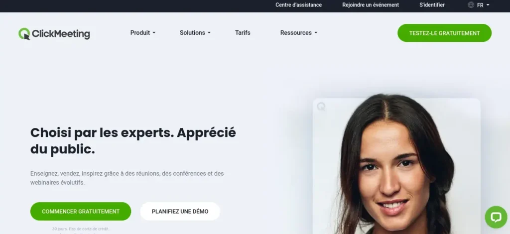 Top 10 des Plateformes pour Organiser un Webinar : Options Gratuites et Payantes 11 ClickMeeting